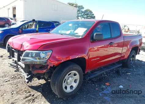 2021 Chevrolet Colorado 2Wd Long Box Wt из США, поврежденный, VIN 1GCHSBEAXM1206002